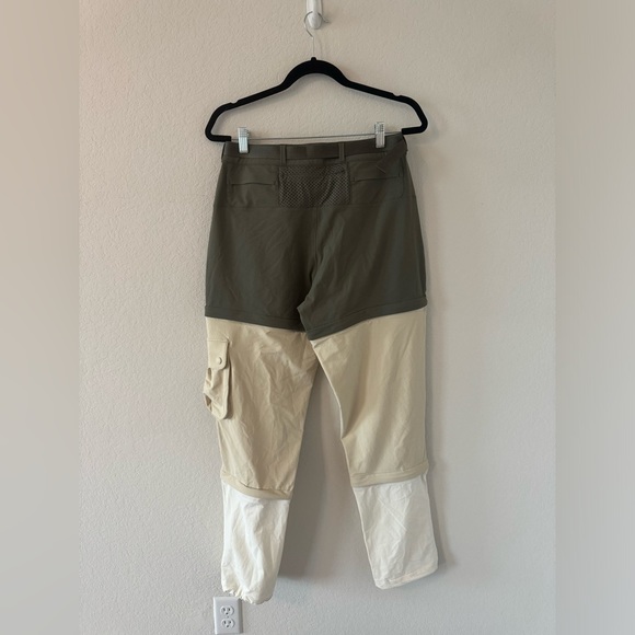NWT Outdoor Voices RecTrek Zip-Off Pant in Tea Tree/Calcite/Milk Stone - Picture 8 of 8